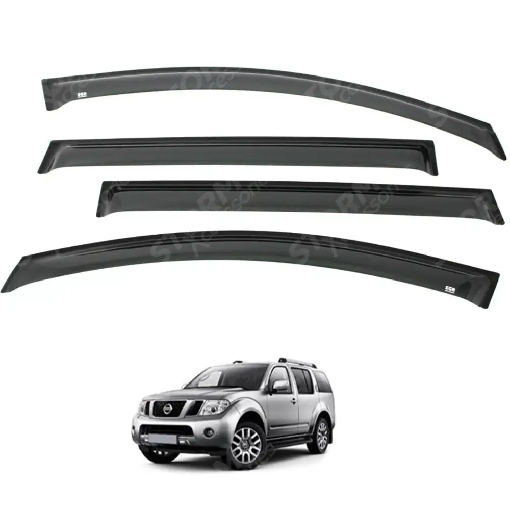 Nissan Pathfinder 2005-2014 EGR Quad Wind Deflectors - External Fit