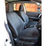 Nissan Qashqai 2007-2013 Front Seat Covers - Pair - Black