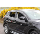 Nissan Qashqai 2014 On - Egr Quad Wind Deflectors - External