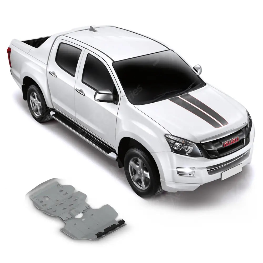 Off-road Skid Plate 4mm Aluminium Engine Bay For Isuzu D-max 2017 - 2020