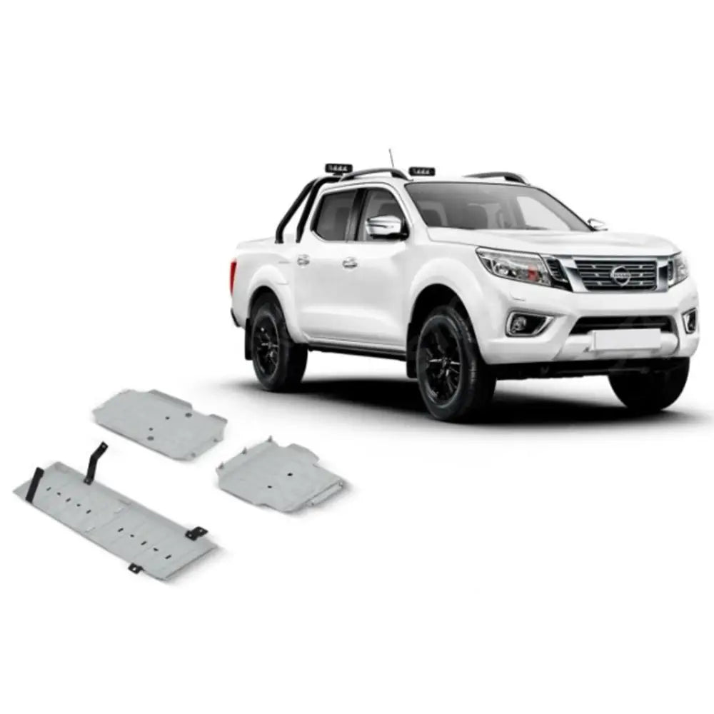 Off-road Skid Plate 4mm Aluminium Fuel Tank (Not Add Blue) 3170 For Nissan Navara Np300 2016 On
