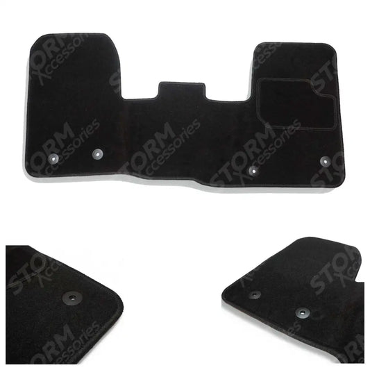 On 1pc Tailored Fit Carpet Mat In Black For Ford Transit Custom 2020 - 2024