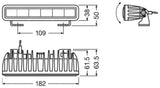 Osram Ledriving Lightbar Sx180-sp - Slimline Driving Light Bar - 190m Vision - 182mm