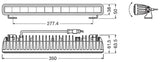 Osram Ledriving Lightbar Sx300-sp - Slimline Driving Light Bar - 270m Vision - 350mm