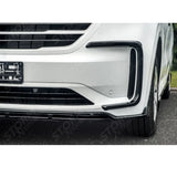 Outer Canard Loops In Gloss Black For Volkswagen Transporter T7 2025 on