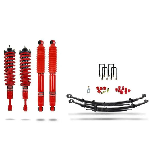 Pedders Extra Heavy Duty Load Carrying And Towing Suspension Kit. With Foam Cell Shocks & Assembled Front Struts. For Toyota Hilux Mk8 2015-2026