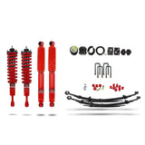 Pedders Heavy Duty Load Carrying and Towing Suspension Kit With Additional Air Bags With Foam Cell Shocks & Assembled Front Struts For Toyota Hilux MK8