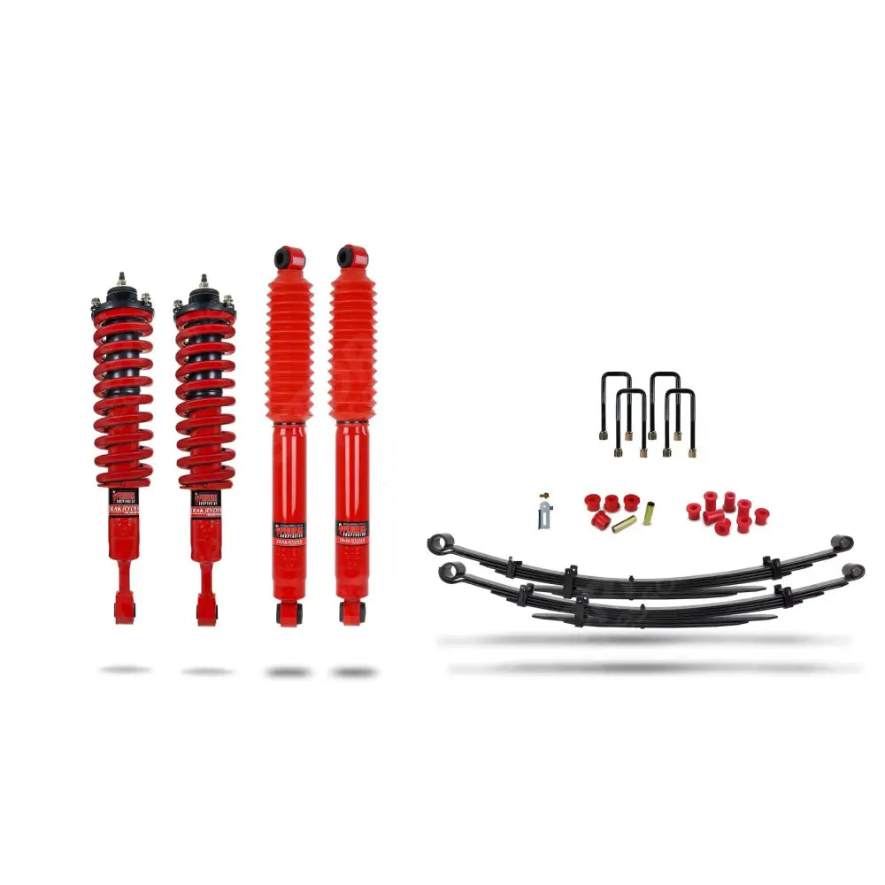 Pedders Heavy Duty Load Carrying and Towing Suspension Kit With Foam Cell Shocks & Assembled Front Struts For Toyota Hilux MK8