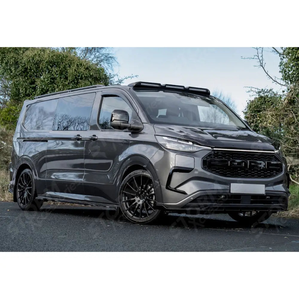 PHEV TAILGATE SWB Full Low Line Aero Kit In Gloss Black For Ford Transit Custom MK2 2024 on
