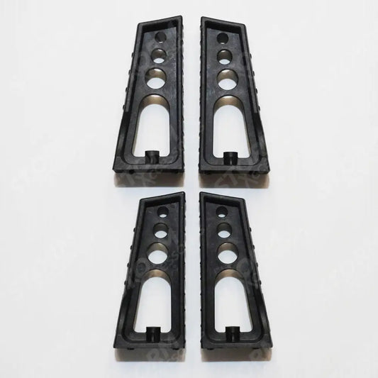 Plastic Load Stops T-track (2 Pairs) For Cross Bars Universal Fit In Black