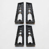 Plastic Load Stops T-track (2 Pairs) For Cross Bars Universal Fit In Black