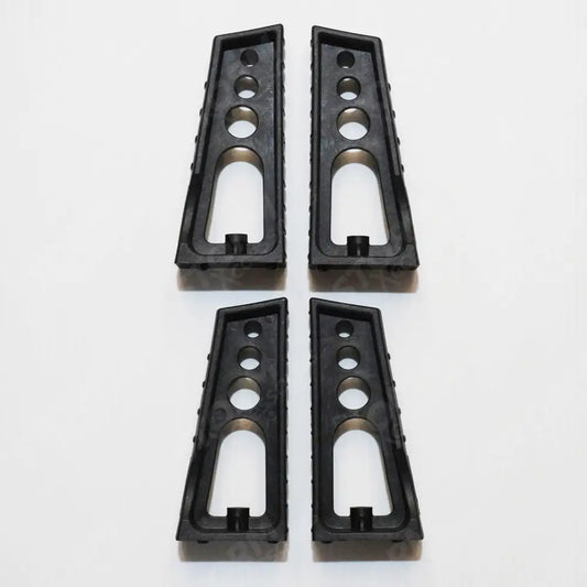 Plastic Load Stops T-track (2 Pairs) For Cross Bars Universal Fit In Black