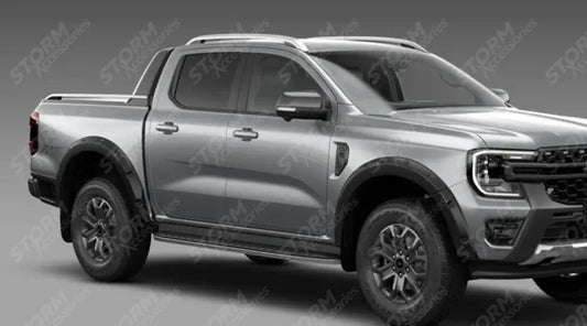 Platinum EGR Wheel Arches Smooth Bolt on Look Black For Ford Ranger T9 2023 on