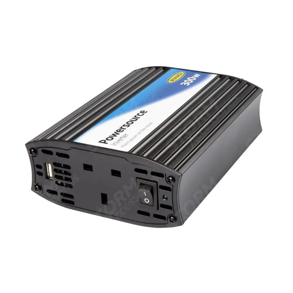 Powersource Inverter With 2.1a Usb And Single Socket - 300w