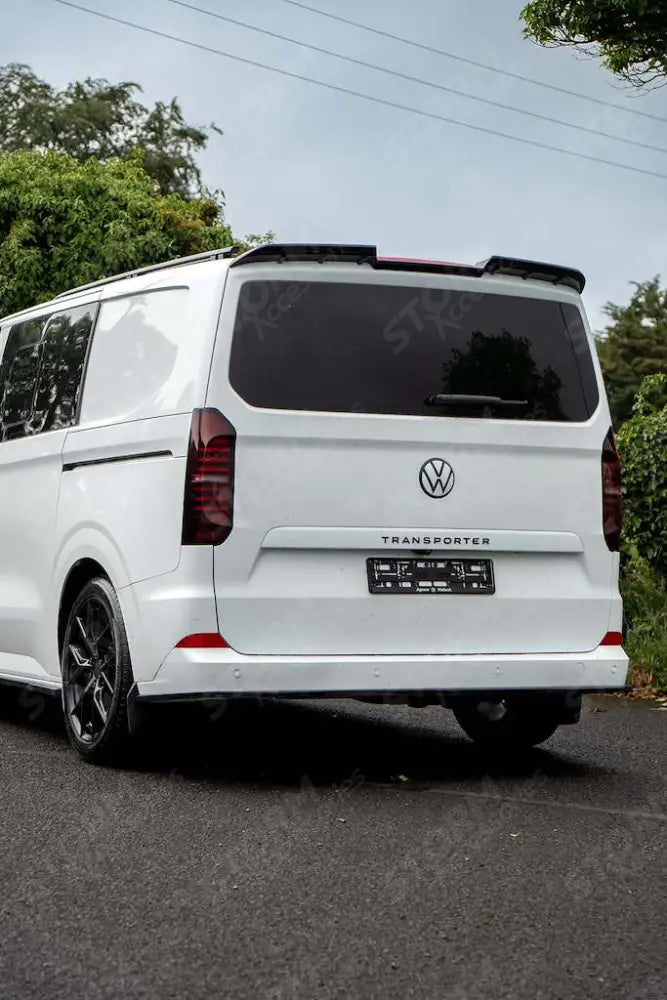 Premium Aero Kit In Gloss Black For Volkswagen Transporter T7 SWB TAILGATE 2025 on