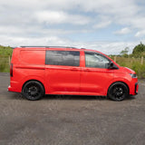 Premium Aero Kit In Gloss Black For Volkswagen Transporter T7 SWB TAILGATE 2025 on