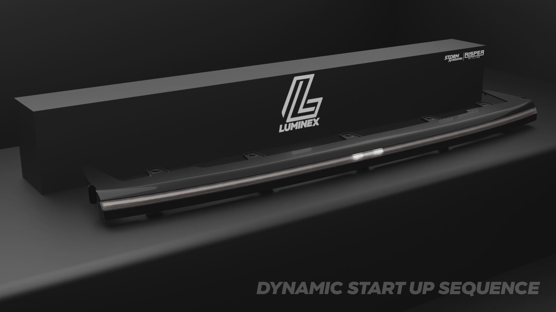 Ford Transit Custom MK2 2024+ Luminex Front Upper DRL Grill With Amber Strobe