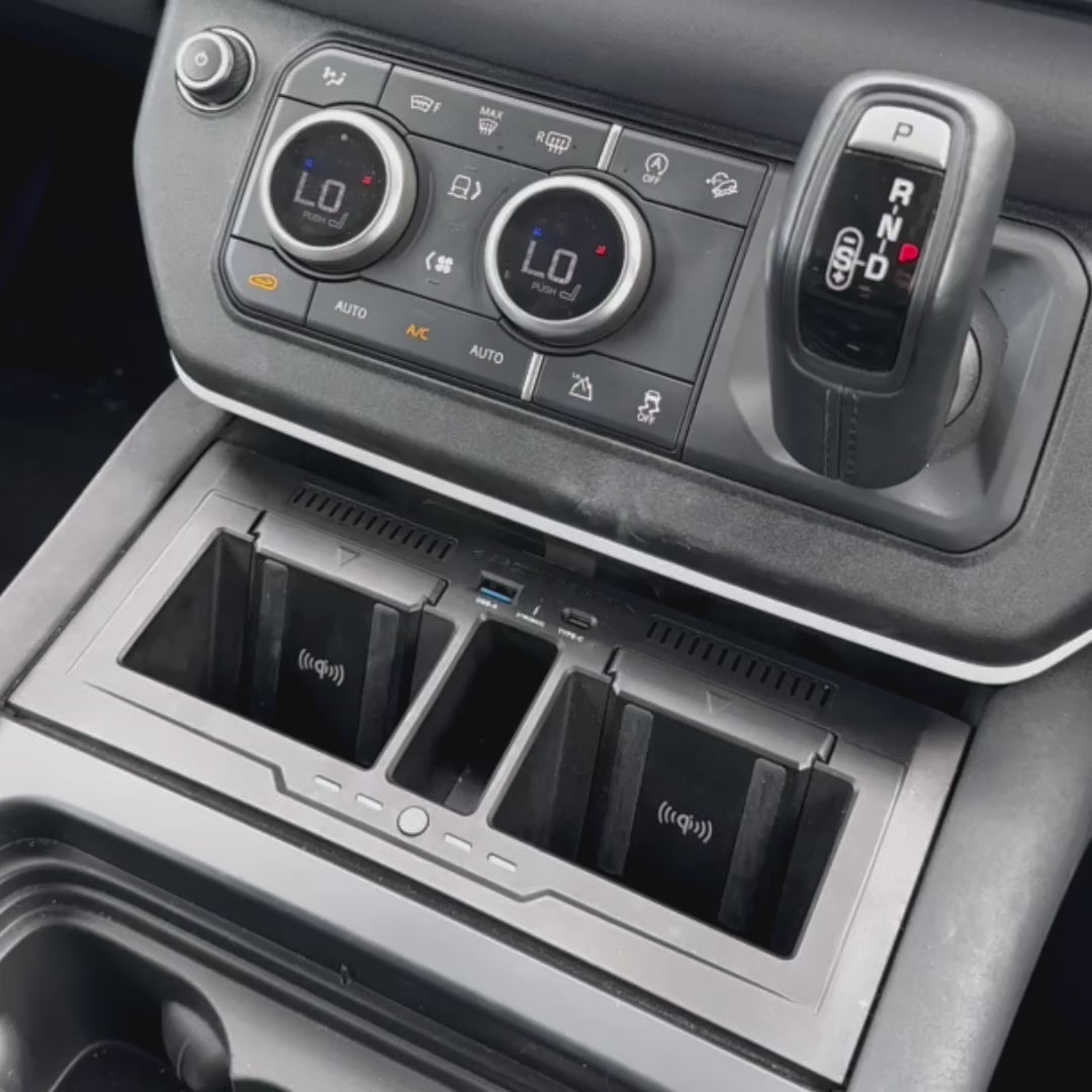 Land Rover Defender L663 90 / 110 / 130 2020 On - Wireless Charging Box