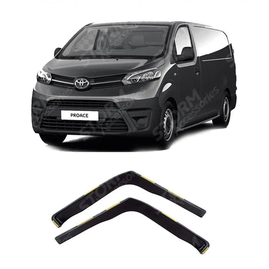Proace 16on / Expert 16on For Vivaro 21on / Dispatch 16on - Stx Wind Deflectors - 2 Pcs Set W126