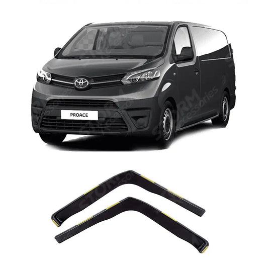 Proace 16on / Expert 16on For Vivaro 21on / Dispatch 16on - Stx Wind Deflectors - 2 Pcs Set W126