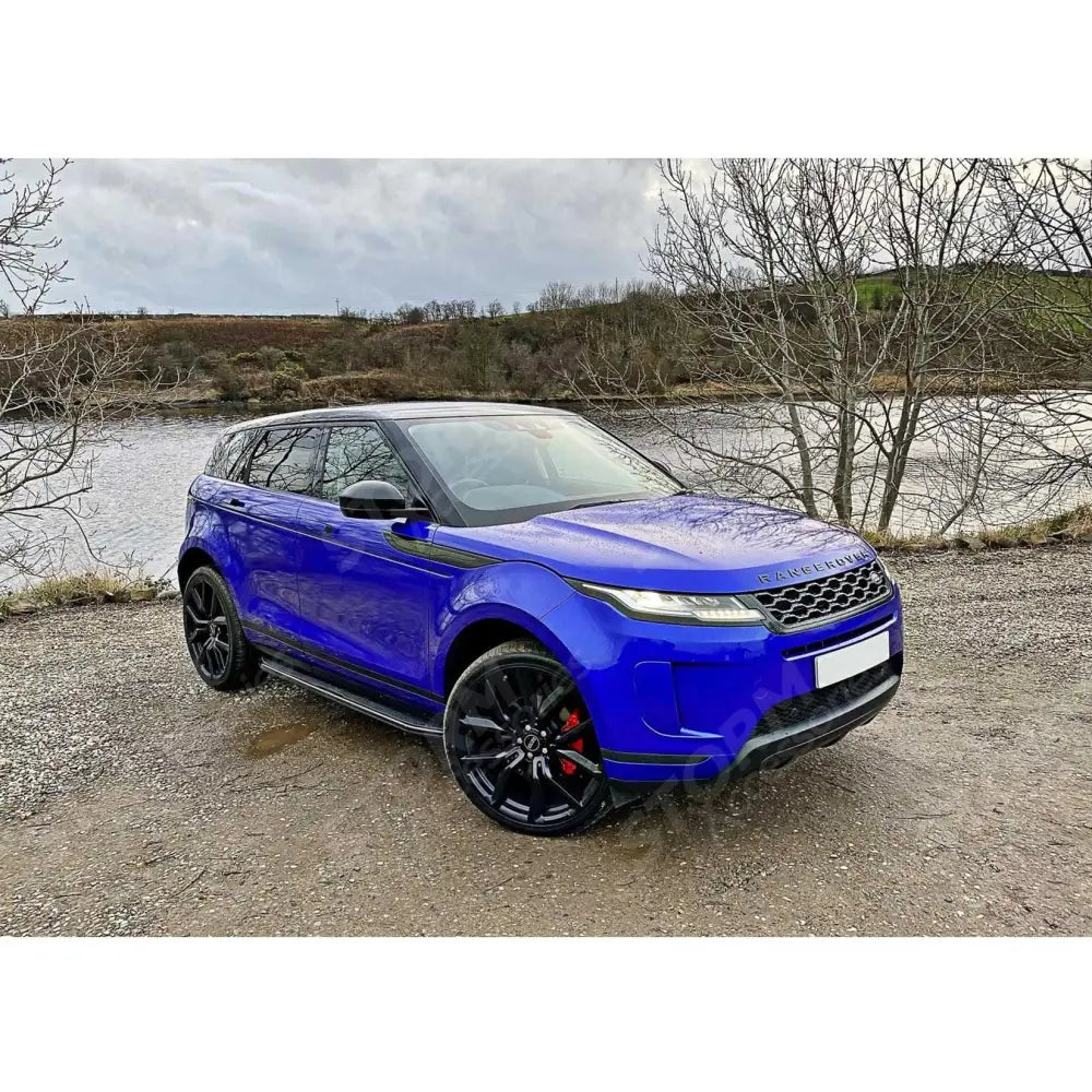 Range Rover Evoque 2018 On Oe Style Running Boards - Side Steps - In Black - Pair
