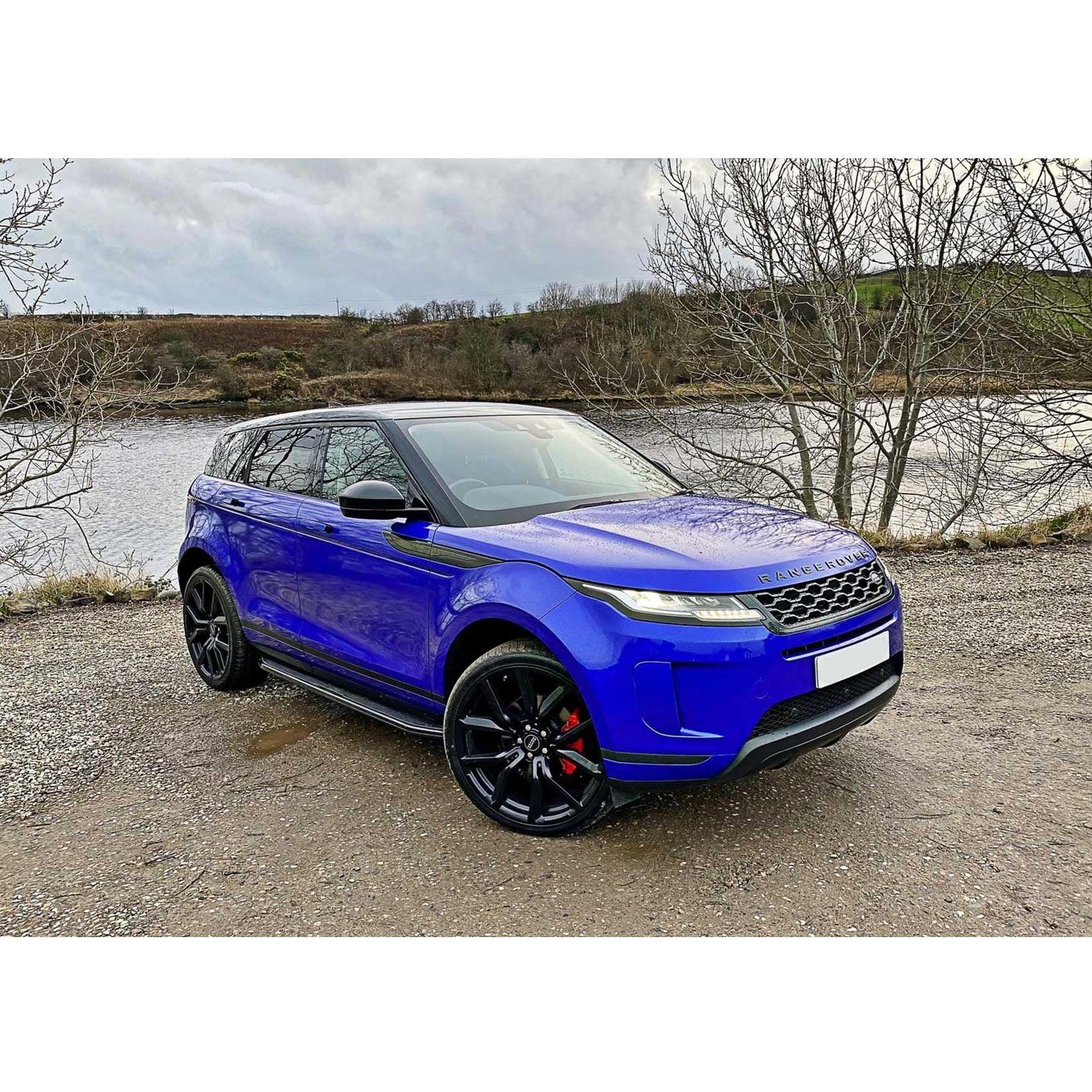 RANGE ROVER EVOQUE 2018 ON OE STYLE RUNNING BOARDS - SIDE STEPS - IN BLACK - PAIR - Storm Xccessories2