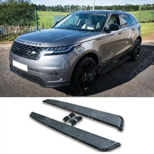Range Rover Velar 2017 On Oe Style Running Boards - Side Steps - In Black - Pair