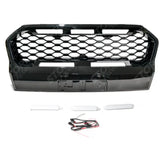 Ranger T6 2016-2019 Replacement Grill With LED'S In Gloss Black - Mesh Style