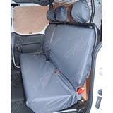 Rear Bench Seat Covers Grey For Citroen Berlingo - Peugeot Partner - 2008-2018