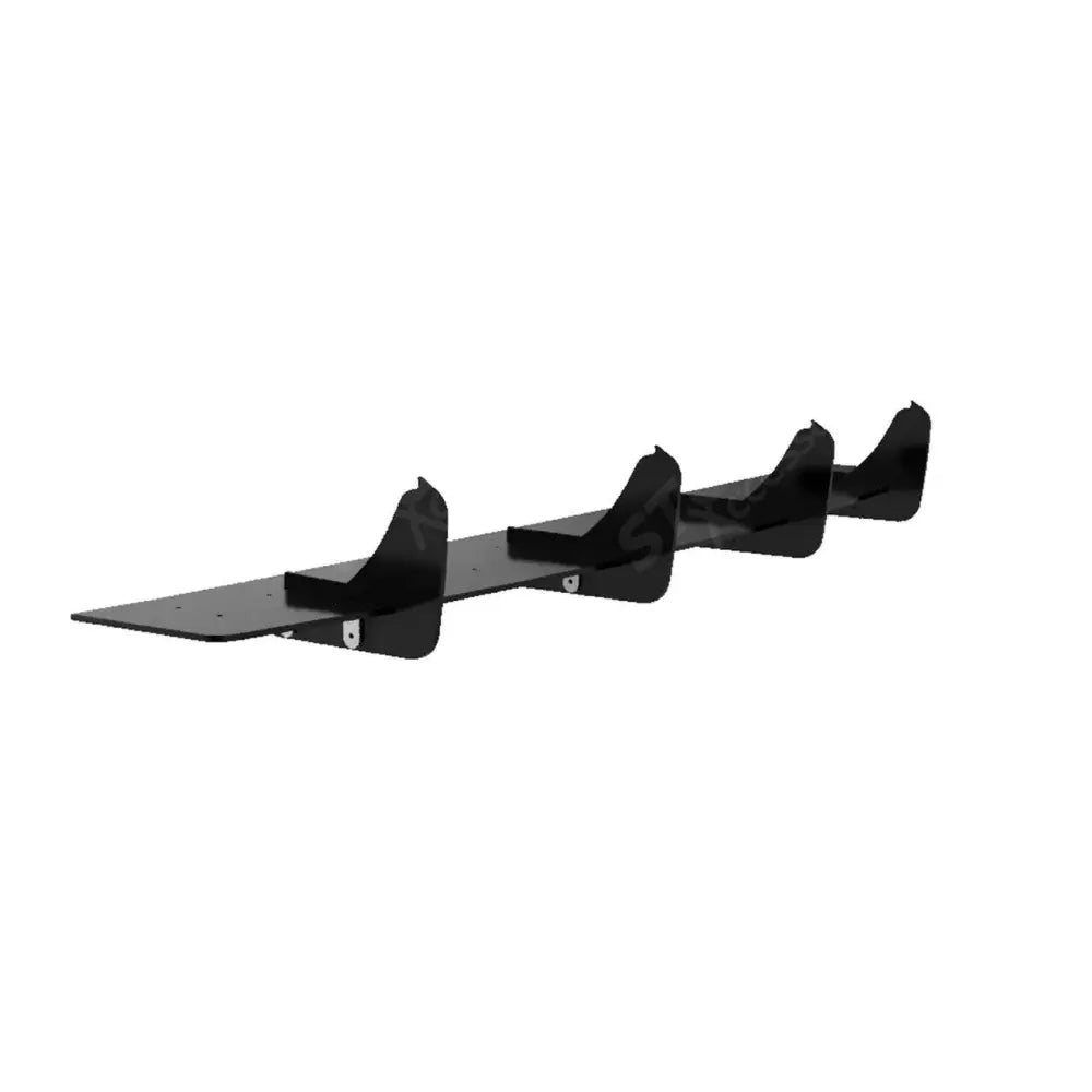 Rear Blade Diffuser In Gloss Black For Audi Q8 S-line 2018 On