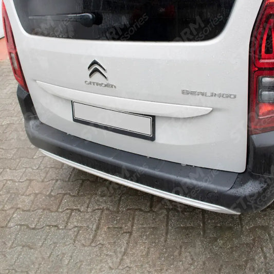 Rear Bumper Protector Black For Citroen Berlingo 2018 On