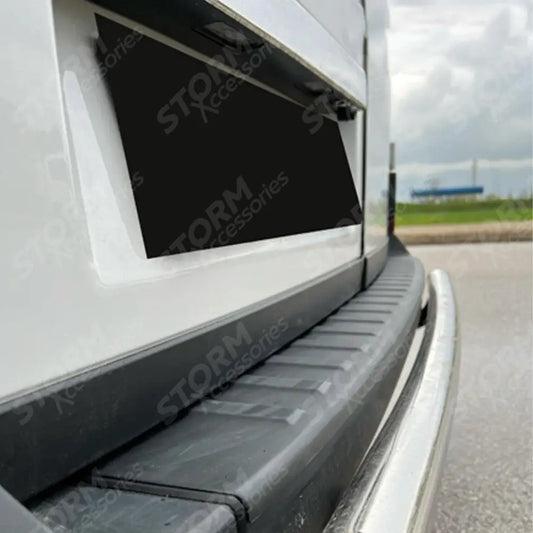 Rear Bumper Protector Black For Volkswagen Crafter Mk2 2018+