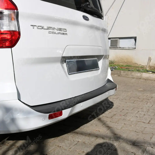 Rear Bumper Protector Cover In Black For Ford Transit Courier 2014-2018