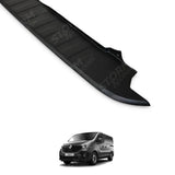 Rear Bumper Protector Cover In Black For Renault Trafic 2014-2019