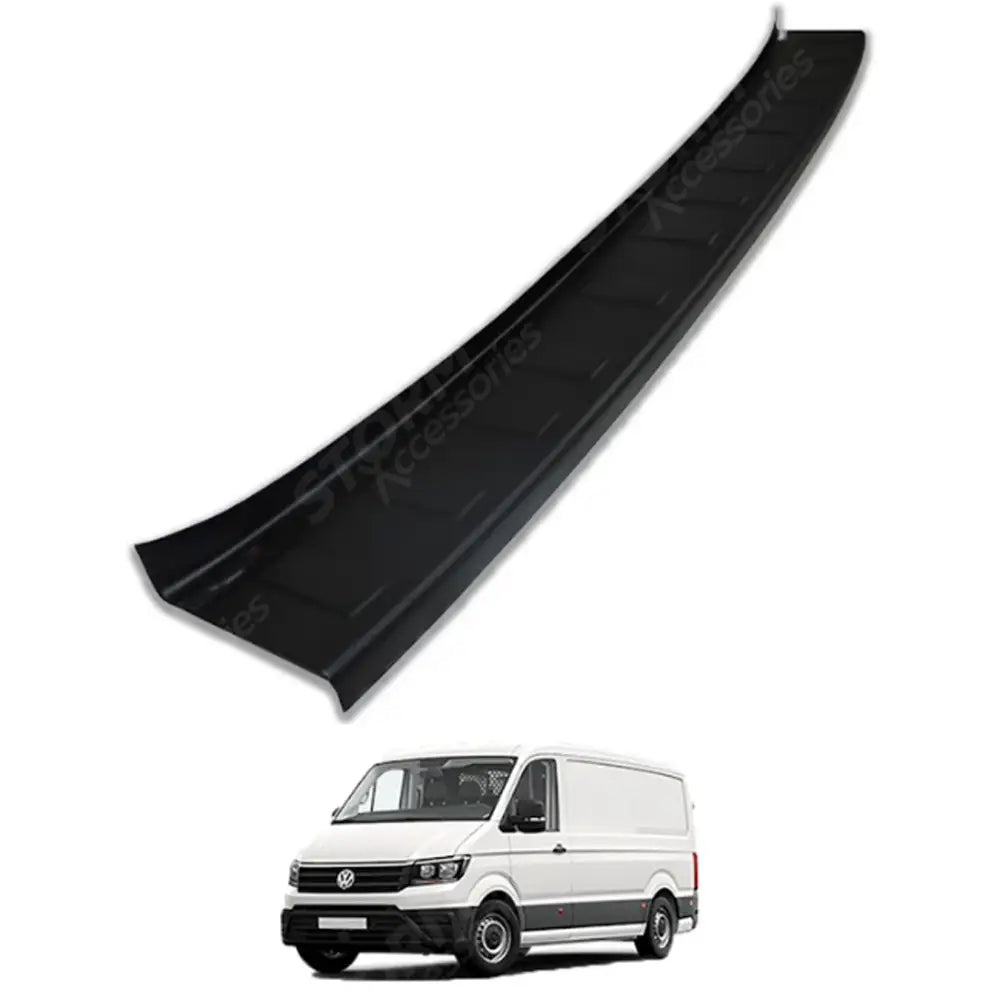 Rear Bumper Protector Cover In Black For VW Crafter 2018 On