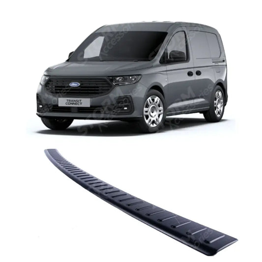 Rear Bumper Protector In Black For Ford Transit Connect 2024 On