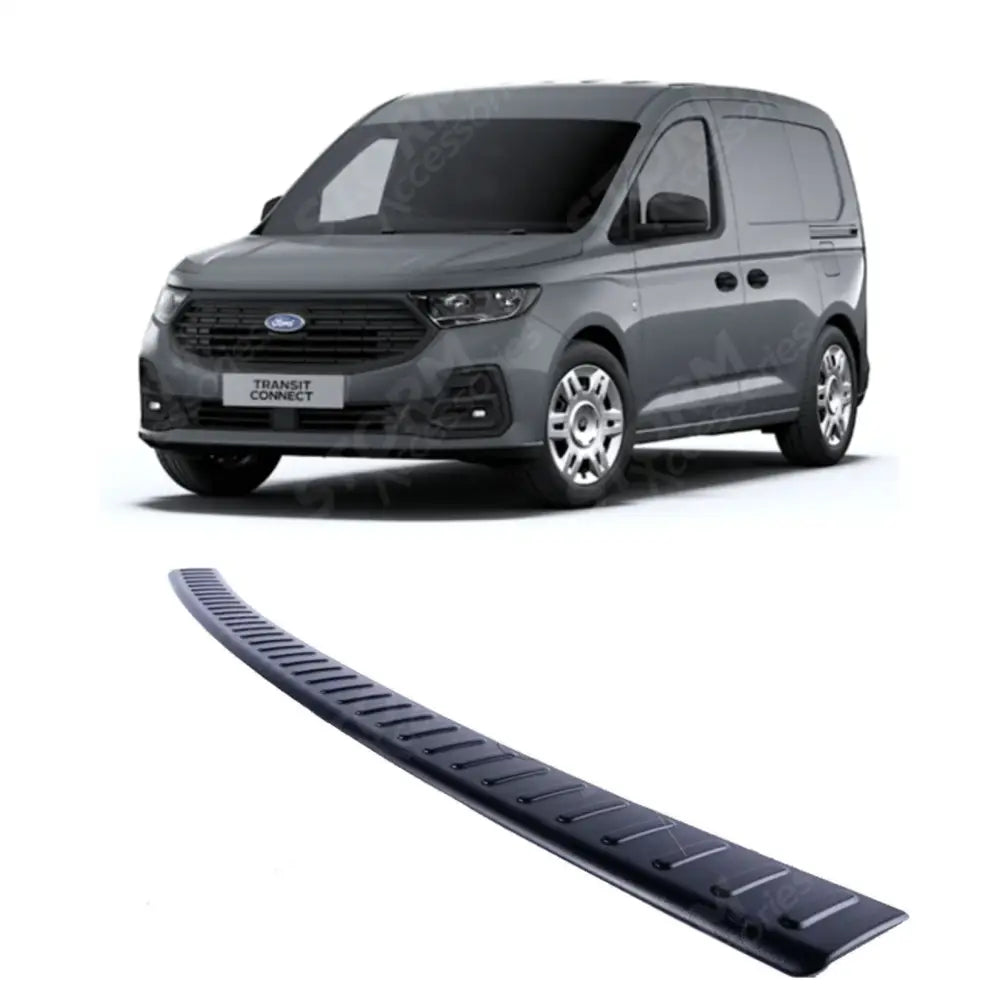 Rear Bumper Protector In Black For Ford Transit Connect 2024 On