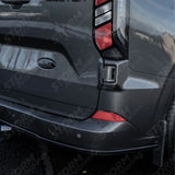 Rear Bumper Splitter In Gloss Black 3 Piece For Ford Transit Custom MK2 2024 on