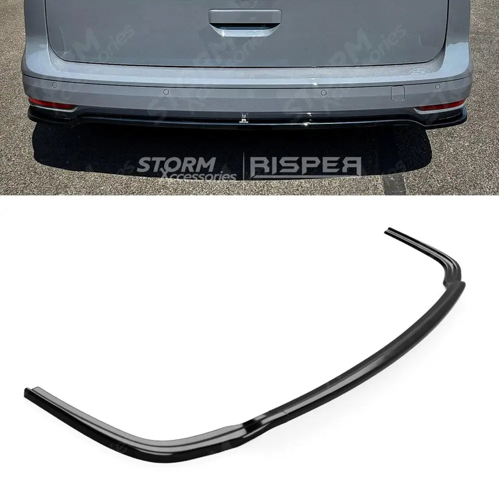 Rear Bumper Splitter in Gloss Black For Ford Transit Connect 2024+