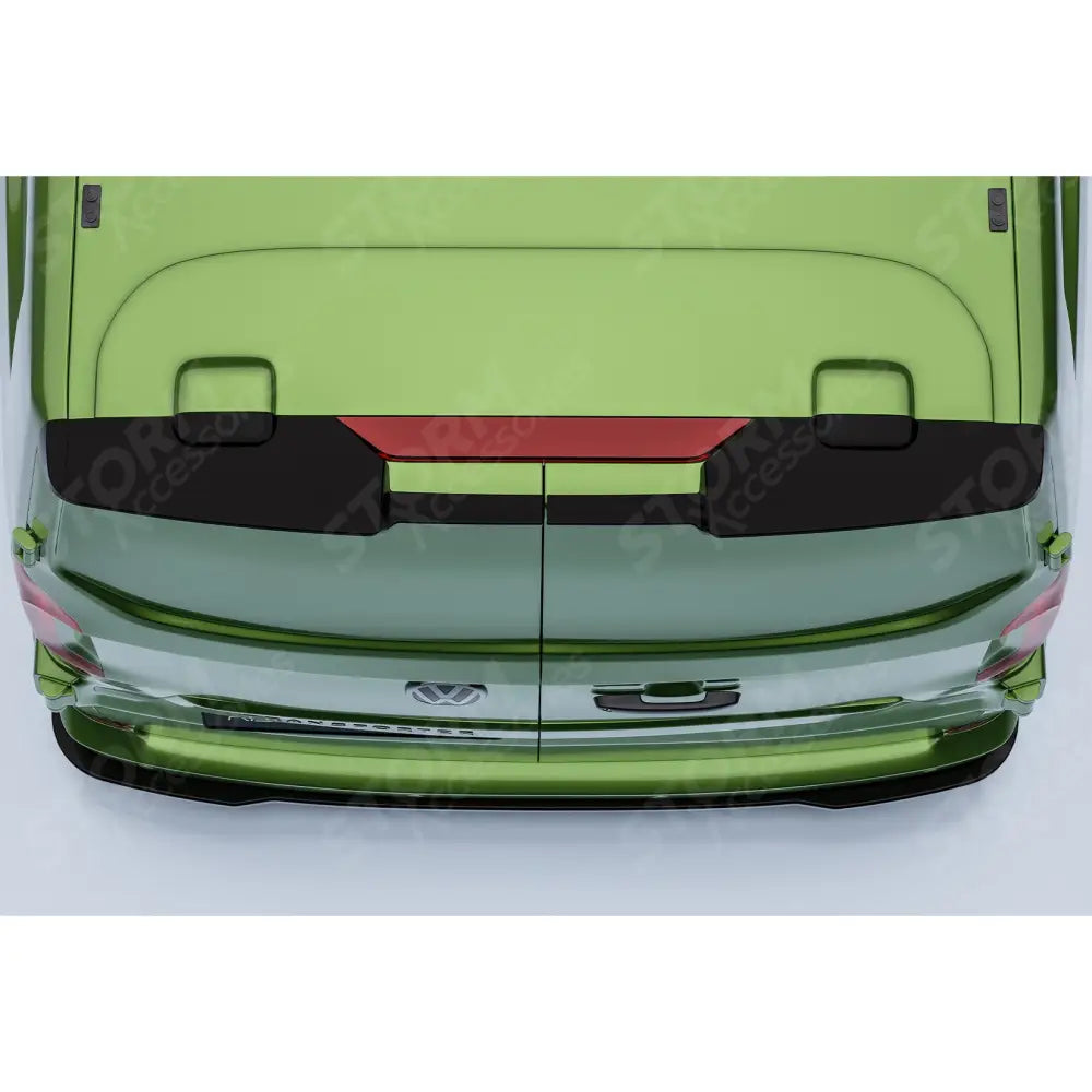 Rear Bumper Splitter In Gloss Black For Volkswagen Transporter T7 2025+