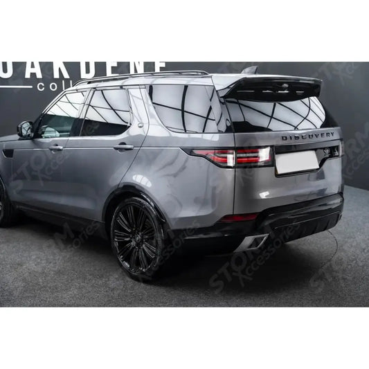 Rear Bumper Tow Eye Cover Exhaust Trims Covers Dynamic Black For Land Rover Discovery 5 2017 - 2020