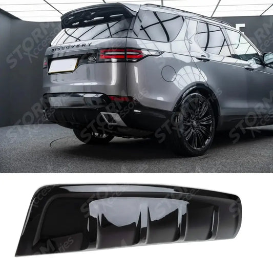 Rear Bumper Tow Eye Cover Exhaust Trims Covers Dynamic Black For Land Rover Discovery 5 2017 - 2020