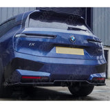 Rear Center Splitter (2PCS) In Gloss Black For BMW IX M-Pack I20 2021+