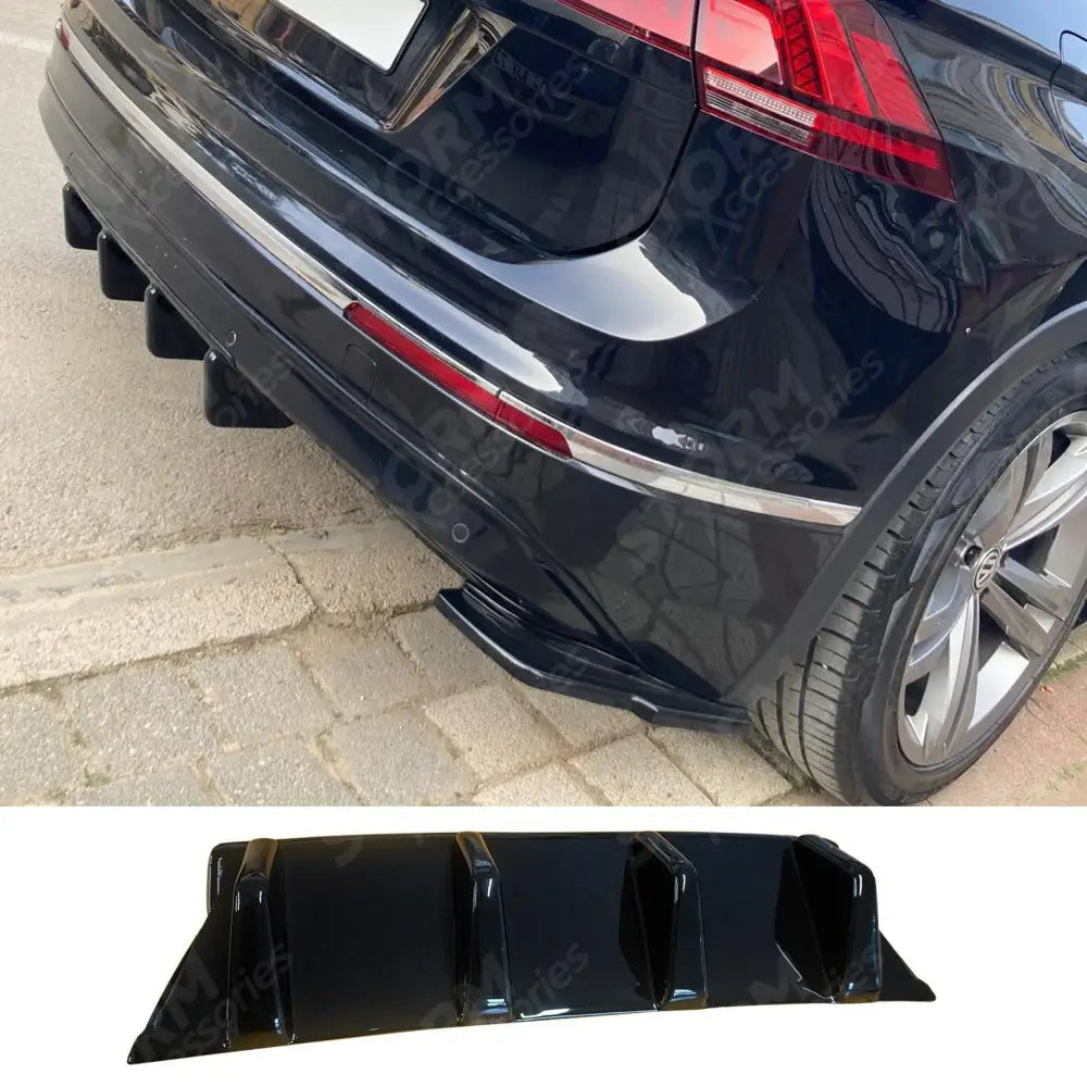 Rear Diffuser For Volkswagen Tiguan MK2 2015-2020 Standard / R Line
