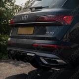 Rear Diffuser in Gloss Black For Audi Q7 S-line 2019+