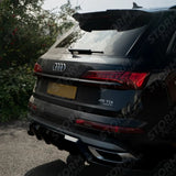 Rear Diffuser in Gloss Black For Audi Q7 S-line 2019+