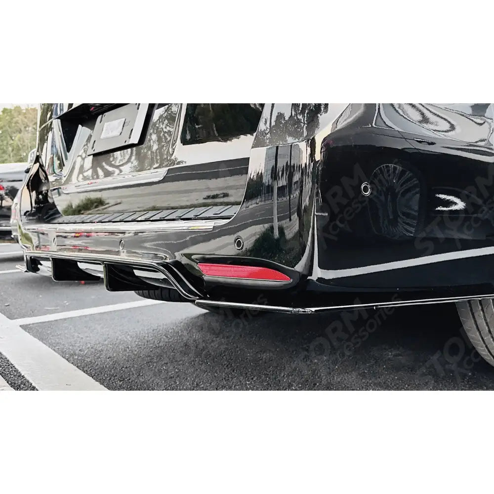 Rear Diffuser in Gloss Black For Mercedes Vito W447 Amg LINE Pre Facelift 2016-2023