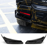 Rear End Pieces In Gloss Black For Land Rover Defender L663