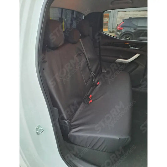 Rear Seat Covers Black For Maxus T90 2022+ Double Cab