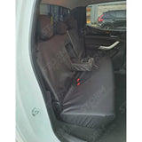 Rear Seat Covers Black For Maxus T90 2022+ Double Cab